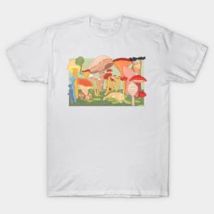 Mushroom Pond Painting T-Shirt